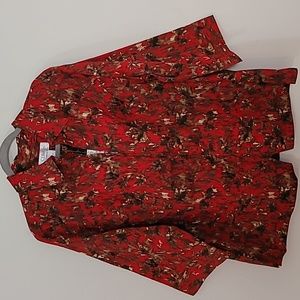 C.J. Banks zippered front cotton jacket Sz 1X NWT